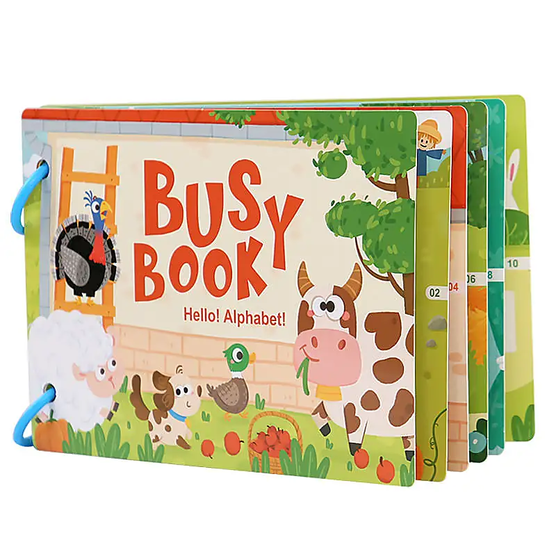 Montessori Alphabet Busy Book for Kids